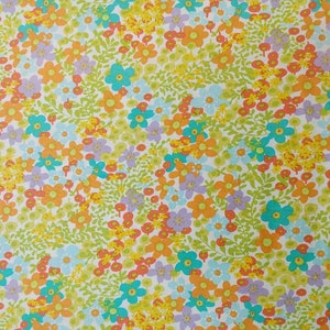 Garden Spring Floral Multicolor Quilting Cotton Blank Quilting-Garden Party BTR5715 Ivory