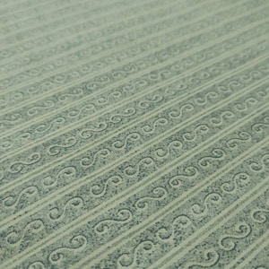 Swirls and Stripes Sage Green Quilting Cotton Fabric Star of Wonder