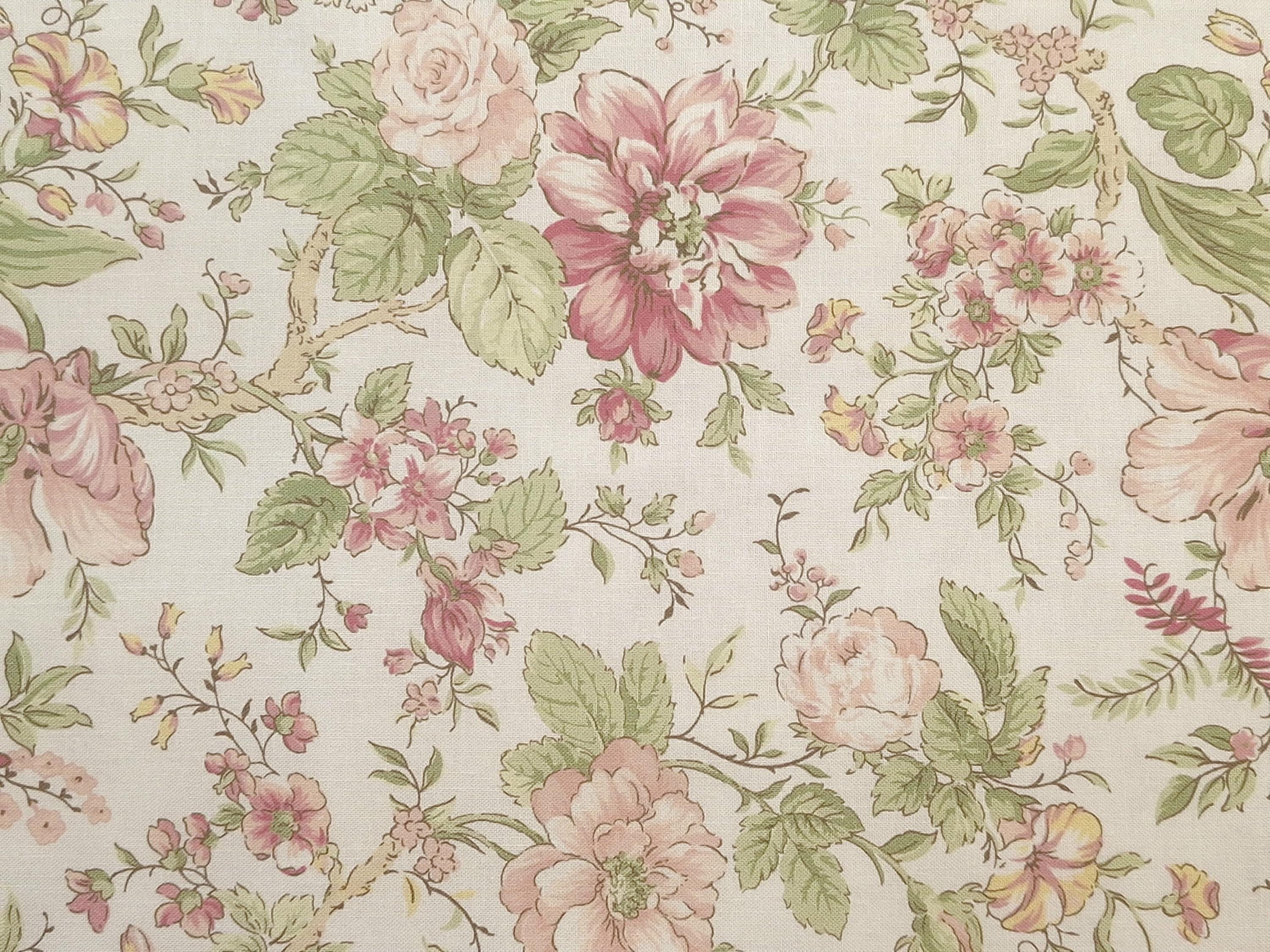 Romantic Floral Quilting Cotton Fabric Shades of Romance Collection Marcus Fabrics R021394D Multi