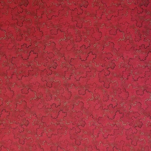 Red Floral Thorny Vines Quilting Cotton Fabric Marcus Fabrics image 4