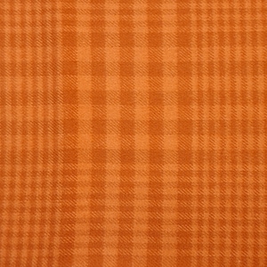 Dark Pumpkin Orange Plaid Cotton Flannel Fabric Marcus Fabrics Primo Plaids R090954