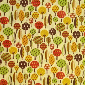 Fruit Orchard Cream & Green Quilting Cotton Fabric Timeless Treasures Apple-C5708