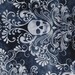 Scull Scroll Dark Blue-gray Quilting Cotton Fabric Timeless Treasures ...