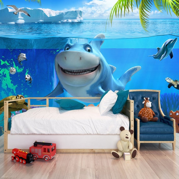 Fond d'écran 3d, Monde sous-marin pour enfants Papier peint