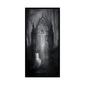 El vagabundo de Olivia Rose James - El vagabundo, Arte fantástico, Arte mural, Biblioteca, Ilustraciones literarias, Booktok, Blanco y negro