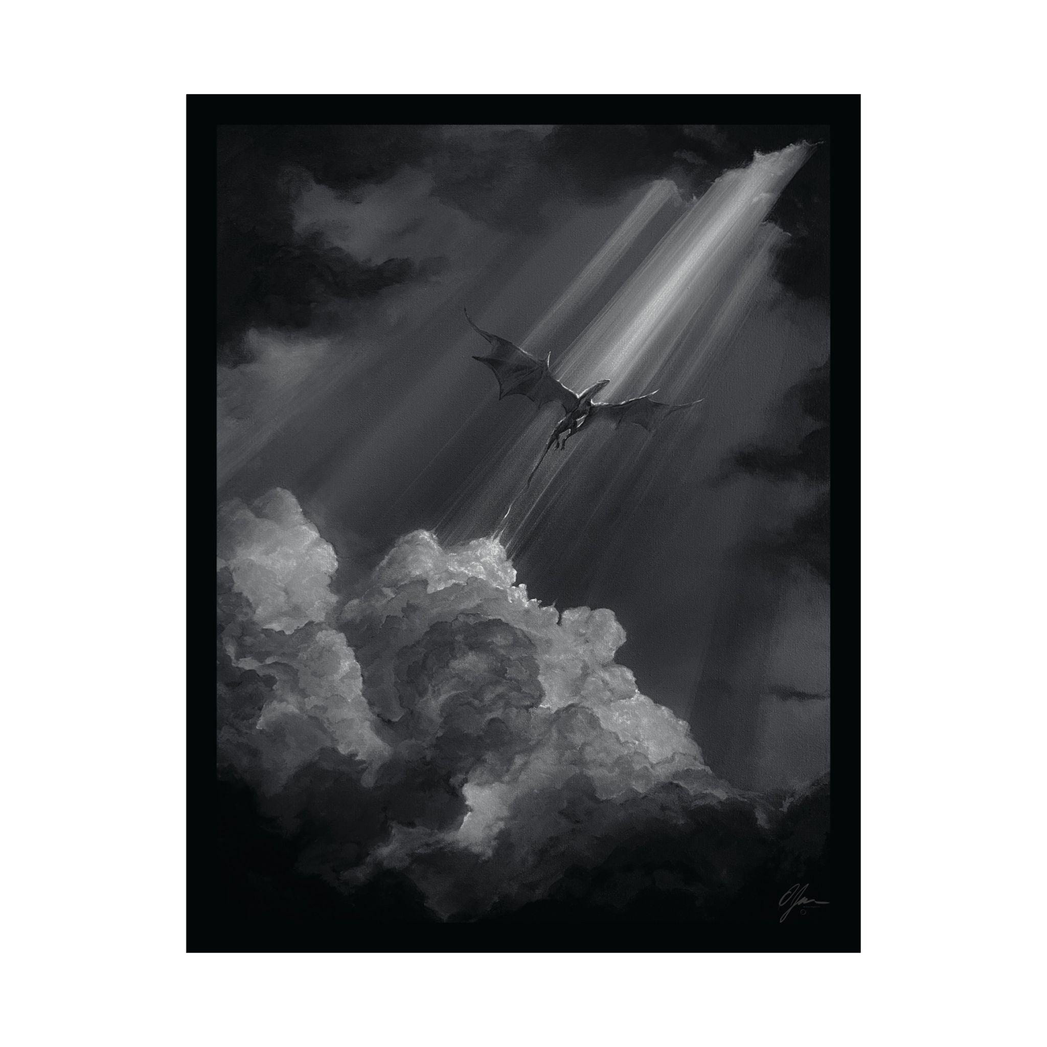 Flight Prints - by Olivia Rose James - Dragon, Fantasy, Wall Art