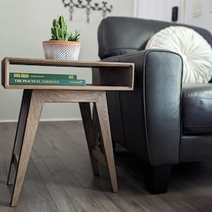 Mid Century Modern Side Table, MCM, Boho Furniture, Mid Century Modern Furniture, Wooden End Table, Minimalist Furniture, Free Shipping Boho
