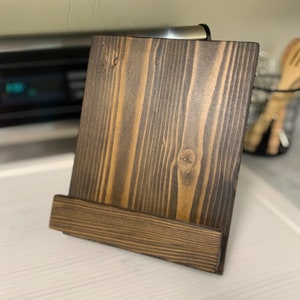 Wooden Cookbook Stand, Recipe Stand, Cookbook Holder, Recipe