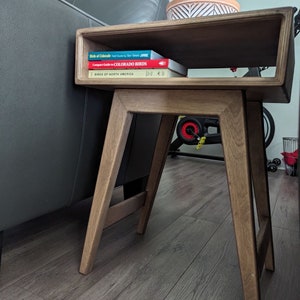 Mid Century End Table, Minimalist Furniture, Boho End Table, MCM Living Room, MCM End Table, Modern Side Table, Gift For Her, Free Shipping