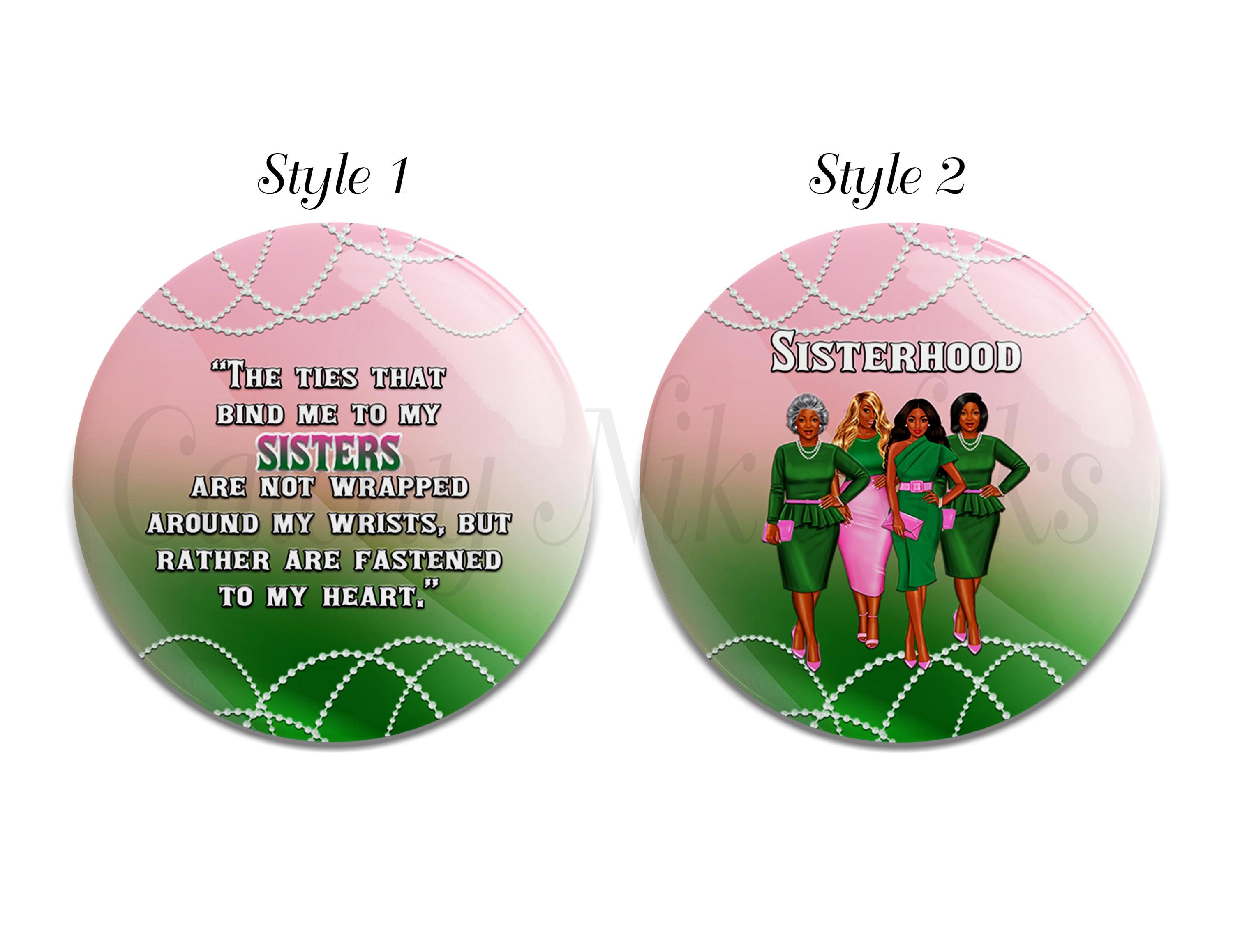 Sorority Sisterhood Metal Buttons | Sorority Pinback Buttons | Sorority ...