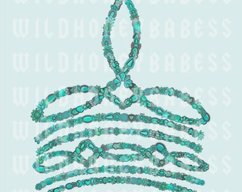 Turquoise Stone Boot Stitch Png, Turquoise Boot Stitch Png, Boot Stitch Png, Gunslinger Stitch Png, Boujee Western Png, Cowboy Png