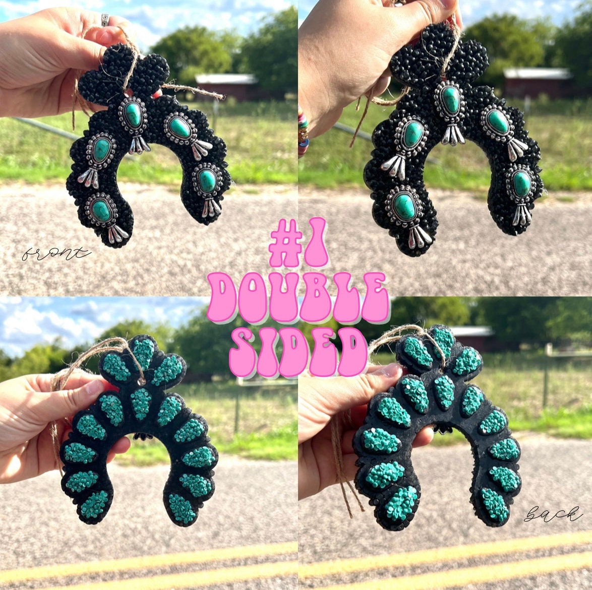 Squash Blossom Car Freshie Ready to Ship Western Car Etsy