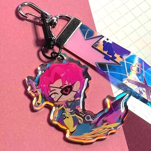 Heartsteel Kayn Keychain Lanyard + Charm
