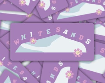 Pegatina de vinilo del Parque Nacional de White Sands