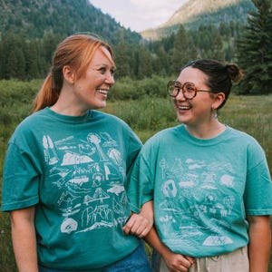 North Carolina Nature T-Shirt: Comfort Colors Souvenir Tee Bild 7