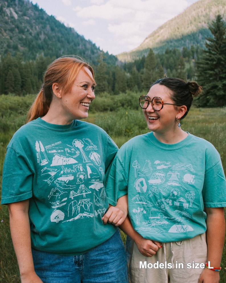 North Carolina Nature T-Shirt: Comfort Colors Souvenir Tee Bild 7