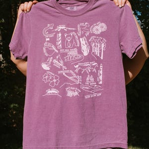 North Carolina Nature T-Shirt: Comfort Colors Souvenir Tee Bild 4
