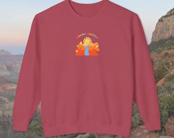 Retro Grand Canyon Sweatshirt: Comfort Colors National Park Gift