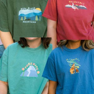 Retro National Park Graphic Tee: Vintage Style Hiking & Camping Gift image 10
