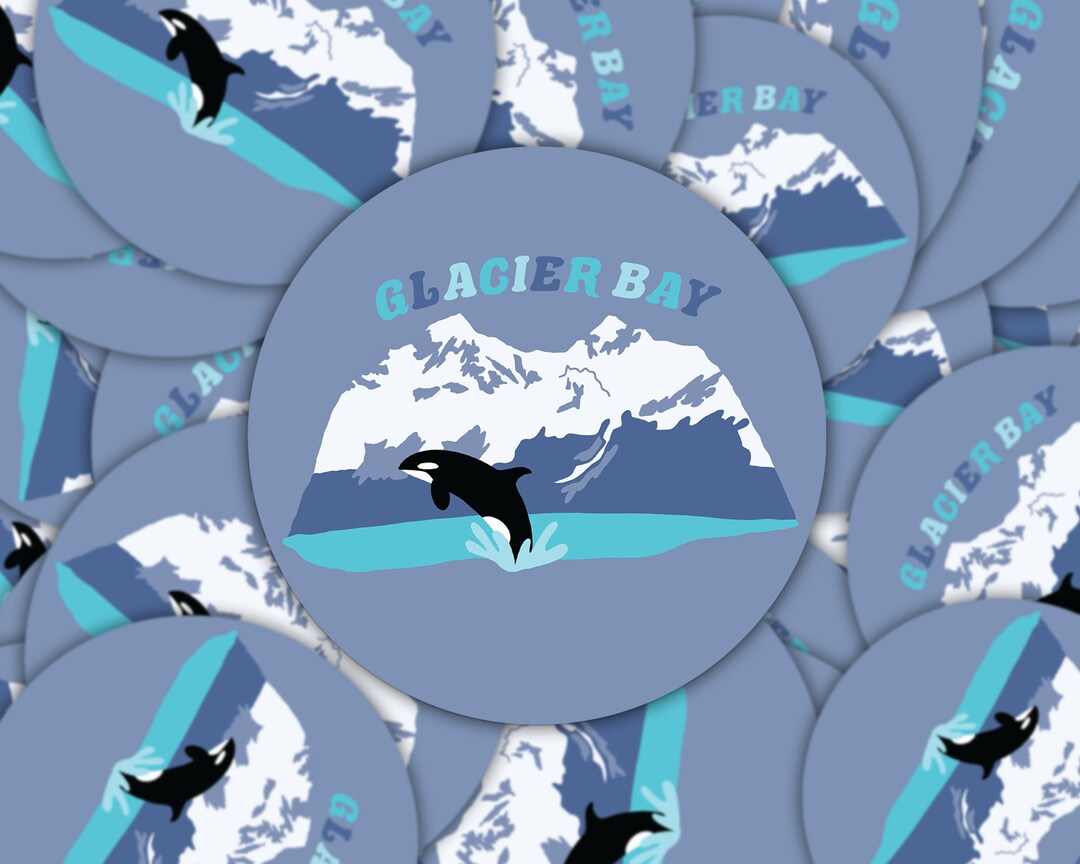 Glacier Bay National Park Vinyl Sticker - Etsy