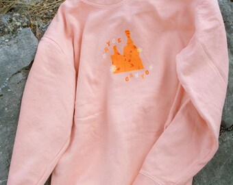 Bryce Canyon-sweater: retro National Park-stijl, comfortabele kleuren
