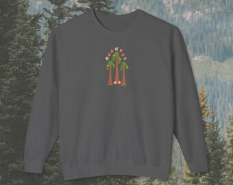 Sudadera del Parque Nacional Redwood: Camiseta retro con colores cómodos de California