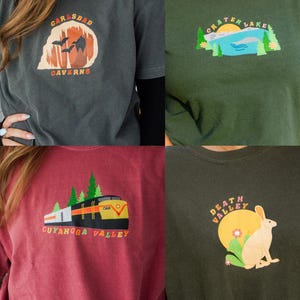 Retro National Park Graphic Tee: Vintage Style Hiking & Camping Gift image 8