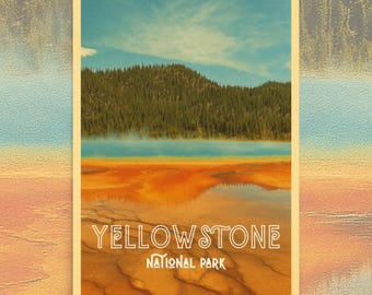 National Park Poster: Vintage Matte Art Print, Granola Girl Decor