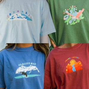 Retro National Park Graphic Tee: Vintage Style Hiking & Camping Gift image 9