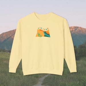 Big Bend National Park Retro Vintage Style Sweatshirt, Texas National Park Lover Gift, Granola Girl Aesthetic, Comfort Colors