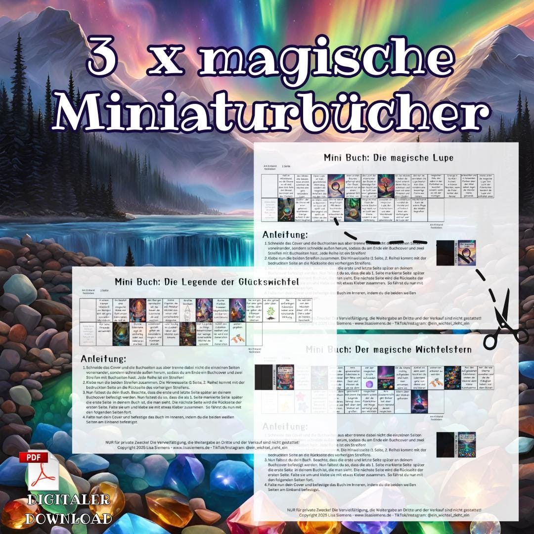 Magic Miniature Books (3 pcs.)