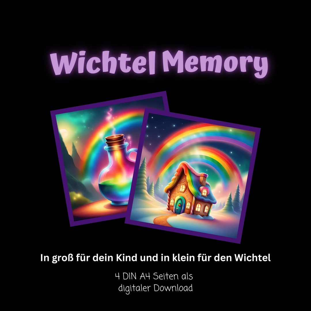 Memory Game to Make Yourself in Large Size for Your Child and as a ...