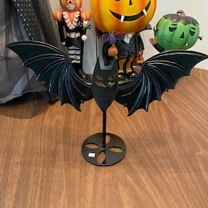 Black Obsidian Bat Wings