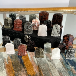 Crystal Stone Gravestones Small Large