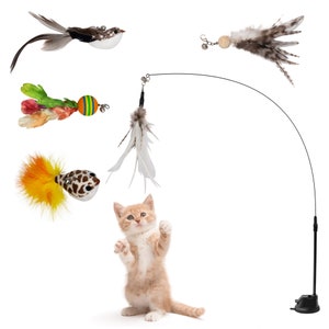 Toy Fishing Rod Cat 