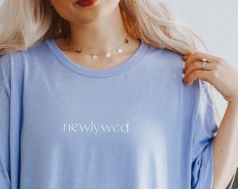 newlywed shirt, t-shirts for newlyweds, gift for newlyweds, t-shirts for honeymoon, honeymoon tee, newlywed, personalized gift for newlyweds