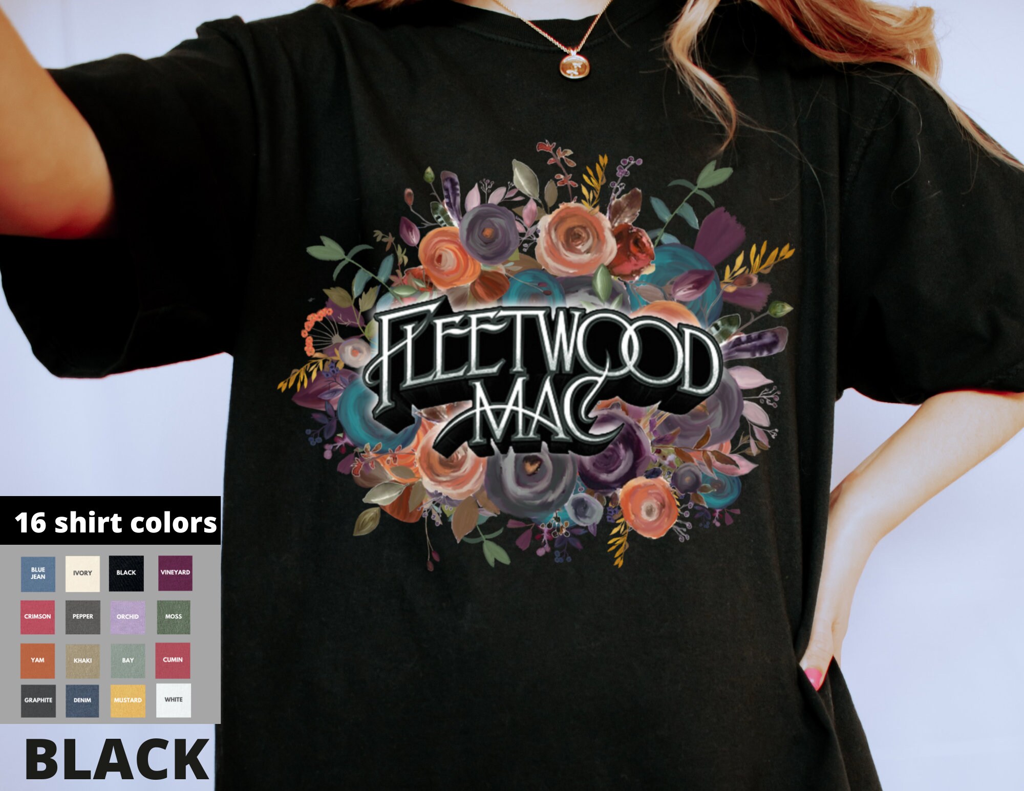 Discover Fleetwood Mac Tee, Vintage Inspired T- Shirt