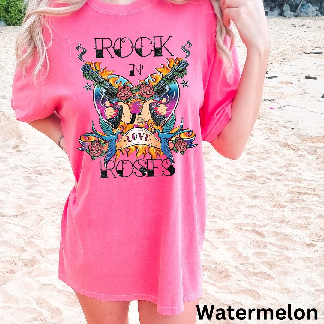 Rocker Tee 70's Rock Band Tee Retro Vintage T Shirt Concert Hippie Tee