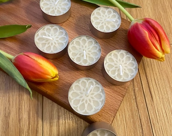 Beeswax Tea Light Candle| Tea Light Candle| Beeswax Candle