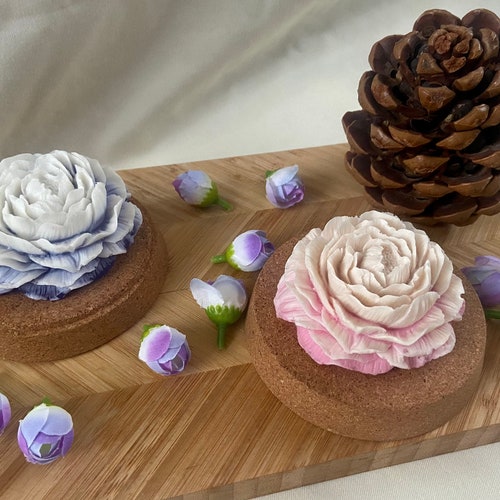 Savon au lait de chèvre fait à la main| Savon pivoine| Savon aux fleurs| Savon de salle de bain| Savon visage et corps| Cadeau d’anniversaire| Cadeau pour elle