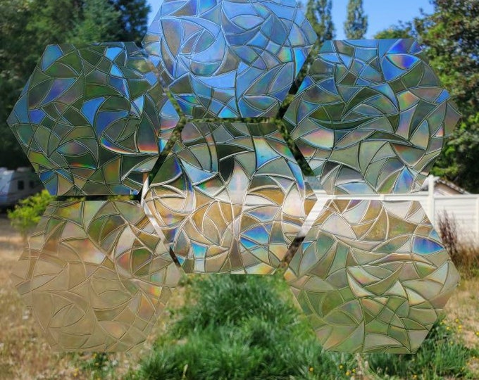 JUMBO Honeycomb Suncatcher,hexagon Suncatcher, Rainbow Maker ...