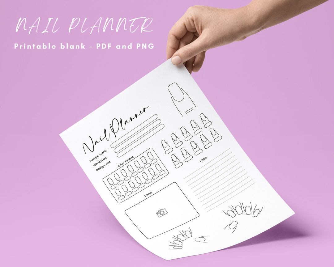 Nail Art Design Planning Template PDF DOWNLOAD Letter Size Nail Art Nail Art Design Planning Template PDF DOWNLOAD Letter Size Nail Art