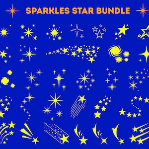 Sparkle Stars svg bundle, Sparkle Stars svg, Sparkle Clipart, Sparkle Stars Bundle svg, Star sparkle svg, Magic Sparkle svg