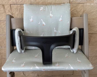 Handmade Sitzkissen-Set für den Stokke Tripp Trapp - Kleine Gans Mint