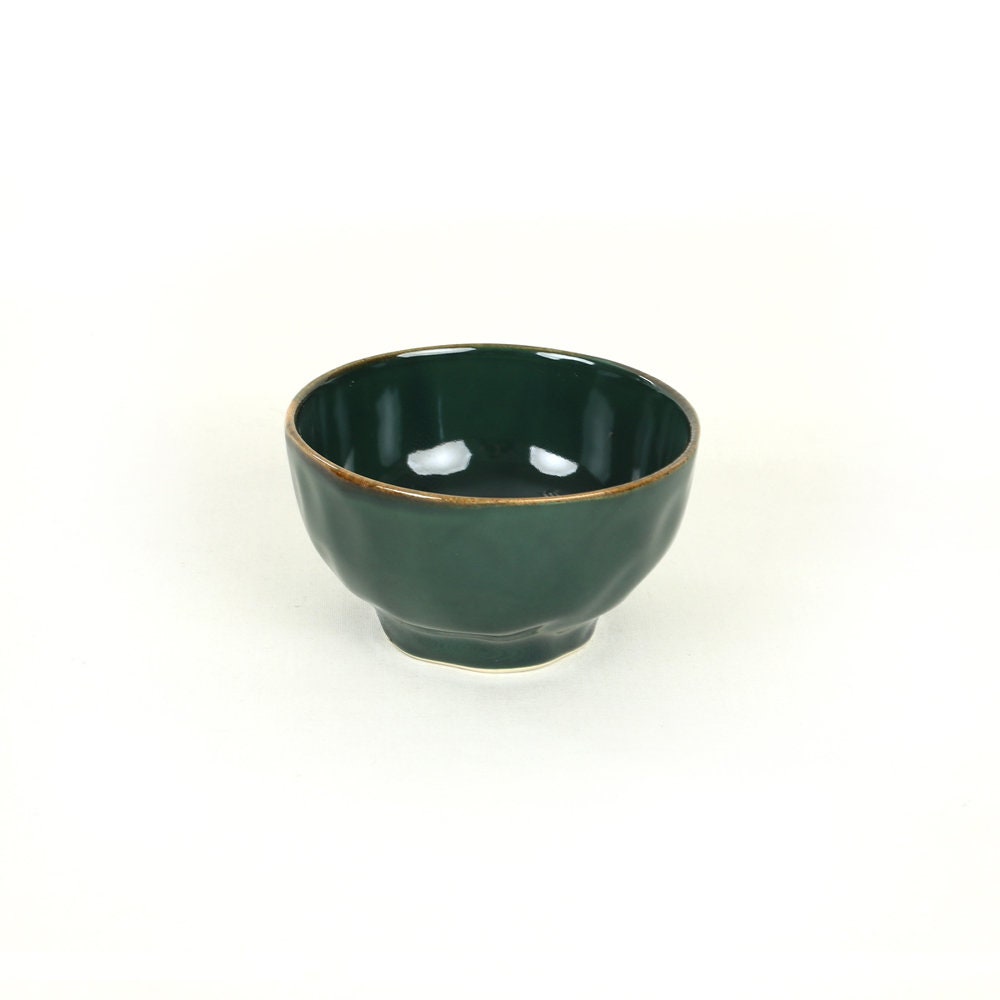 Ceramic Dinnerware Set /emerald Green Organic Dinnerware 24 Etsy