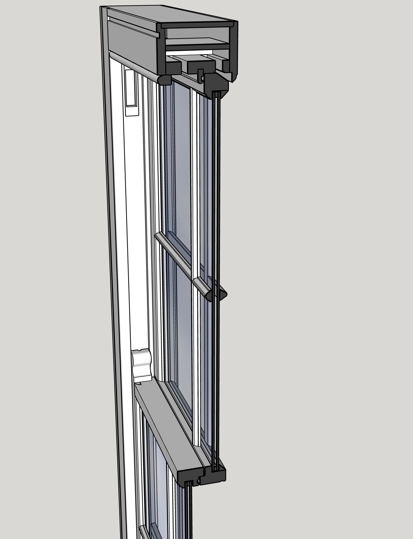 PDF File Download of Bradshaw Joinery Sash Window Drrawing. Sketchup