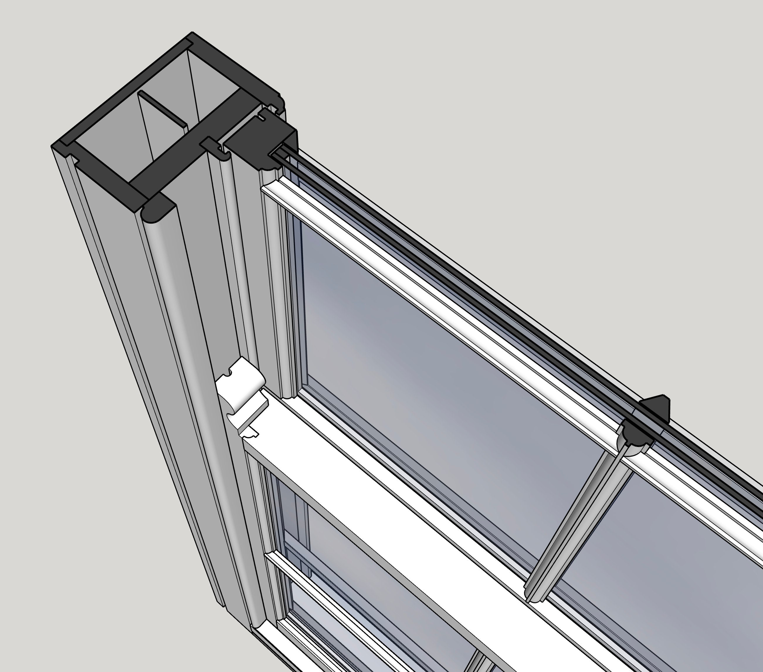 PDF File Download of Bradshaw Joinery Sash Window Drrawing. Sketchup Model of the Box Sash