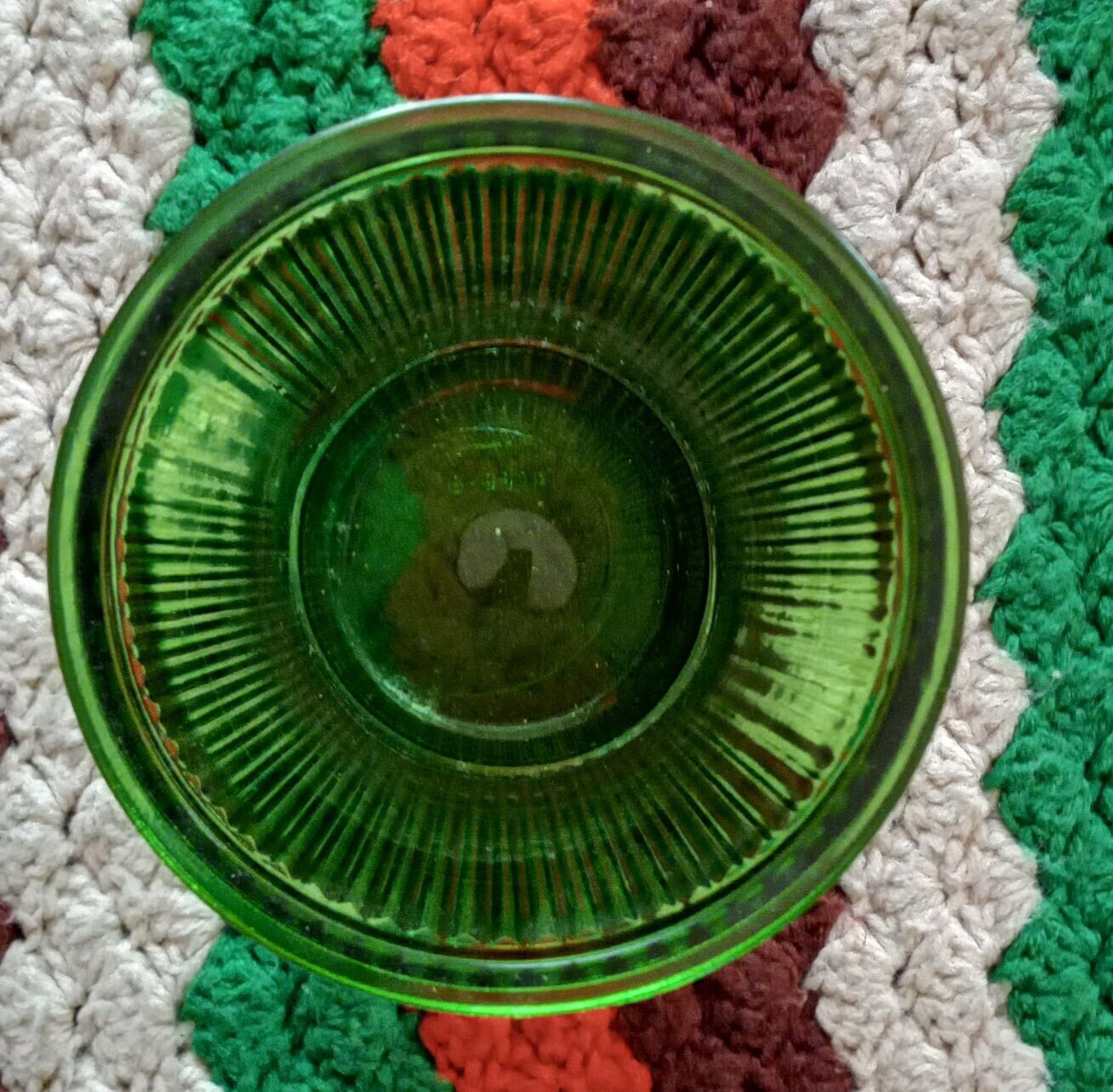 Green Glass Vase 8.5 Tall, Ribbed, Vintage Hoosier Glass 4088 B Etsy