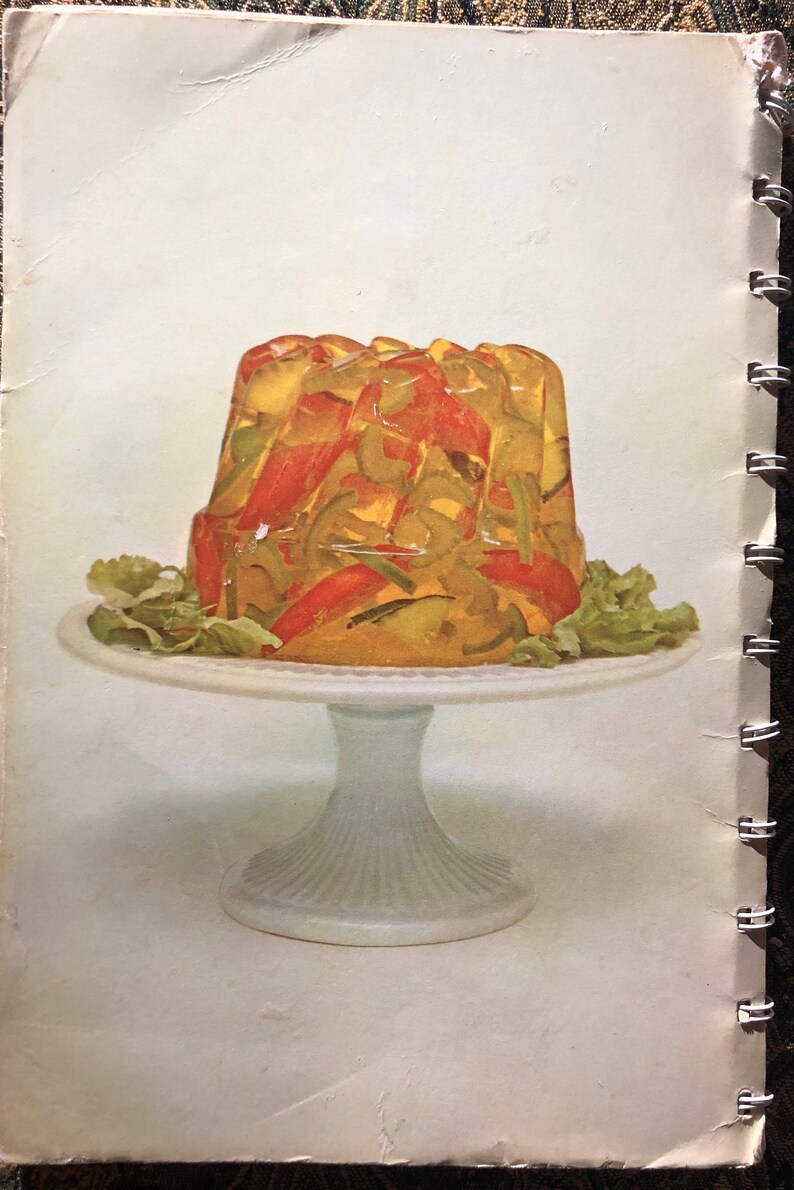 Vintage Jello Recipe Book Set Joys of Jello Gelatin Dessert Bound