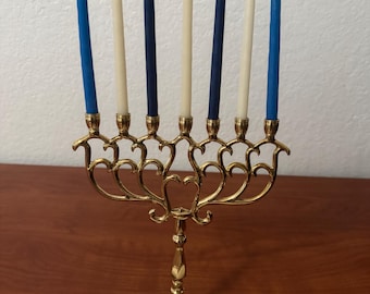 Handmade Beeswax Menorah Candles - 45 Pack